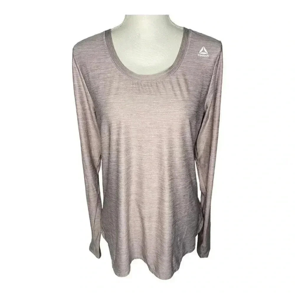 Reebok Women’s‎ Large Lavender Long Sleeved Athletic Top
